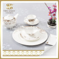 Alta qualidade fine bone china atacado decalque jantar set jantares conjuntos